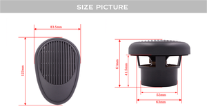 ลำโพงสเตอริโอสำหรับเรือขนาด 2.5 นิ้ว รุ่น H103 12V IP66 กันน้ำ สีขาว สำหรับเรือ สปา สระว่ายน้ำ ยานพาหนะ เจ็ทสกี ATV - Product Image 2