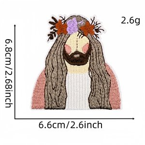 刺绣希望耶稣信仰公平信条补丁服装背包装饰大收集铁 - Product Image 6