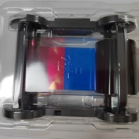 Ruban couleur compatible YMCKO R5F008S132 fournitures d'impression pour imprimante de cartes PVC modèle Zenius Primacy de la série Evolis