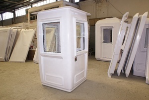 SAFTER MARINE Cabina de seguridad para exteriores de una persona 130x130xh230 Cabina de reloj de fibra de vidrio ecológica ligera 1 año de garantía para - Product Image 4