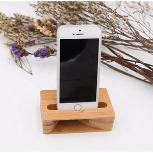 Support en bois bambou Antique pour téléphone portable, 5.5 pouces, station de téléphone portable, <span class=keywords><strong>amplificateur</strong></span> de <span class=keywords><strong>son</strong></span>, pour iPhone X 8 8s 7 6s 6 Plus - Product Image 2