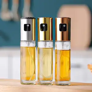 Press type atomizing oil spray bottle kitchen household barbecue cooking oil spray bottle