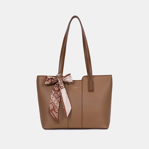 Sac fourre-tout pour femme tendance, fermeture éclair simple, imprimé contrasté, grande capacité, sac d'épaule pour étudiant - Product Image 4