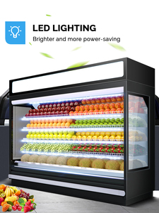 ตู้แช่แข็งกระจกคุณภาพสูง Highbright สำหรับซูเปอร์มาร์เก็ตและร้านสะดวกซื้อ - Product Image 2