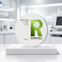 Bloque de Zirconia Opalescente Rondcera, Material Óptico Natural con Gradiente para Corona de Contorno Completo, Fresadora Dental SHT-ML Pro 4D