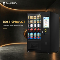 Equipo Expendedor con Pantalla Táctil BANDENG 6610Pro 22T, Desarrollado para Proyectos de Venta de Autoservicio con Almacenamiento Refrigerado de 4C a 25C
