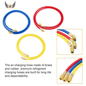 สายชาร์จน้ำยาแอร์ Linzhi รุ่น R410A สำหรับระบบปรับอากาศ HVAC ชุดสายชาร์จแรงดัน 800PSI สำหรับน้ำยา R410A <span class=keywords><strong>R22</strong></span> R134A R12 R502 - Product Image 4