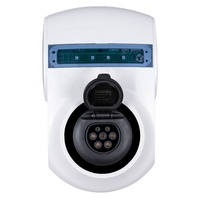Chargeur EV TDT A6 Nouveau 7,2 kW 380V/230V AC avec prise Type 2/Type 1/GB/T, écran LCD, protection contre les fuites IP55, borne murale d'usine IK10 IEC62955