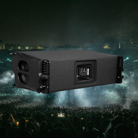 Haut-parleur passif double 10 pouces LS3 Line Array, modèle LA210, boîtier en bois, audio mono, garantie 3 ans, 500W, sensibilité 16Ω