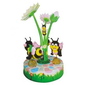 Manège miniature Ocean Carousel 3 places pour enfants, intérieur/extérieur, JS0005P CN;ZHE 1.5, à vendre, AC220V/50HZ - Product Image 3