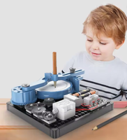 Kit de robot dessinateur de circuits et de machines, jouet artistique électrique à mouvement mécanique, cadeau éducatif créatif STEM