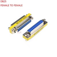 DB9 DB15 DB25 DB37 9/15/25/37 pin hembra a hembra/macho a macho RS232 puerto serie Com CONECTOR Mini adaptador cambiador de género