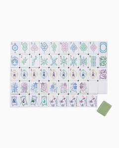 Venta al por mayor de fábrica: Juego de fichas de mahjong americano de lujo de 4 capas y 160 piezas de acrílico grabado - Product Image 2