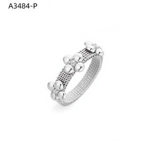แหวนแฟชั่นดอกไม้ 3 A3484 สำหรับผู้หญิงเครื่องประดับคุณภาพสูง - Product Image 1