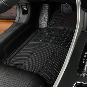 Lot de 3 tapis de sol de voiture en PVC robuste de 15 mm d'épaisseur avec couverture complète pour l'arrière, livraison directe UE, adaptable sur mesure - Stock Chine - Product Image 1