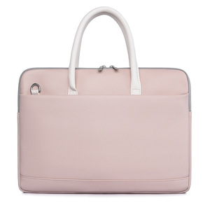 Sacoche pour ordinateur portable rose grande capacité, sac de voyage d'affaires pour femmes et hommes, 13,3 15,6 pouces, sac pour ordinateur portable portable et durable - Product Image 1