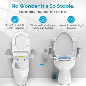 Inodoro Monobloque Comercial de Pared con Silla <span class=keywords><strong>Elevada</strong></span> para Discapacitados, Material Sanitario - Product Image 2