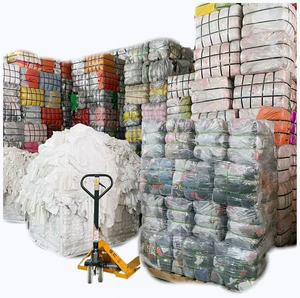 優れた油吸収性を持つ工業用清掃布、プレミアムホワイトTシャツ生地のニット拭き布 - Product Image 5