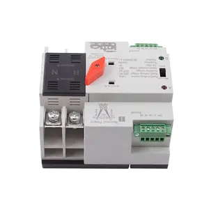 Zjsihegf W2R-2P/3P/4P 100A 110V/220V MINI ATS สวิตช์เลือกไฟฟ้าสวิตช์ไฟคู่