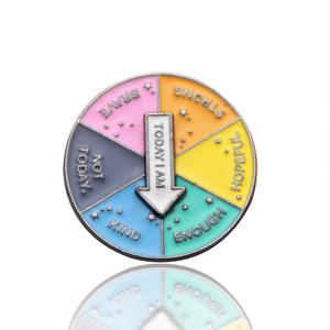 WOWEI My Social Power llavero creativo Gestión <span class=keywords><strong>de</strong></span> emociones broche luz Metal giratorio insignia expresando <span class=keywords><strong>sentimiento</strong></span> - Product Image 4