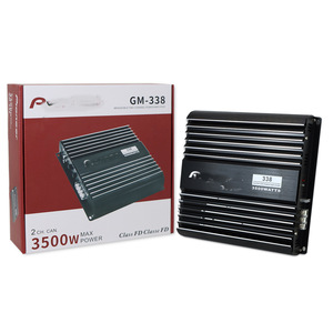 Amplificateur de voiture 338 3500 Watts 2 canaux Classe AB en alliage d'aluminium - Product Image 5