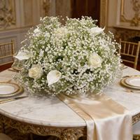 Centres de table artisanaux en roses vertes, blanches et roses, boule de fleurs, arrangement floral artificiel, centres de table floraux en gros