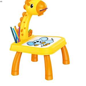 Educazione animale Doodle Painting Board scrivania giocattolo per bambini proiettore Art tavolo da disegno - Product Image 3