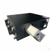 Système de ventilation ERV monté au plafond de 1000 m³/h, échangeur d'air frais à récupération de chaleur pour bâtiment commercial