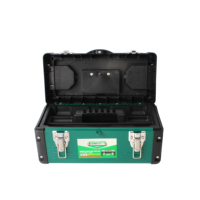 Boîte à outils en plastique 14 ", ensemble de boîtes à outils de qualité supérieure