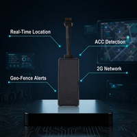 Rastreador GPS con Cable, Doble Servidor IP, Bloqueo de Servidor, Tarjeta SIM 2G/4G, Montaje en Salpicadero para Rastreo de Autos y Motocicletas, Almacenamiento en la Nube