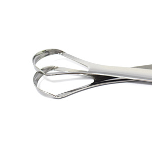 Stainless steel large-opening tongue scraper, tongue cleaner, tongue scraper, tongue brush, oral hygiene tool - Product Image 1