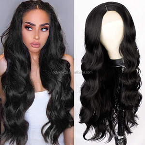 Wig Rambut Sintetis Model Body Wave dengan Lace Depan Kecil, Campuran 3 Warna, Serat Kimia, Cocok untuk Cosplay Wanita - Diskon Besar - Product Image 3