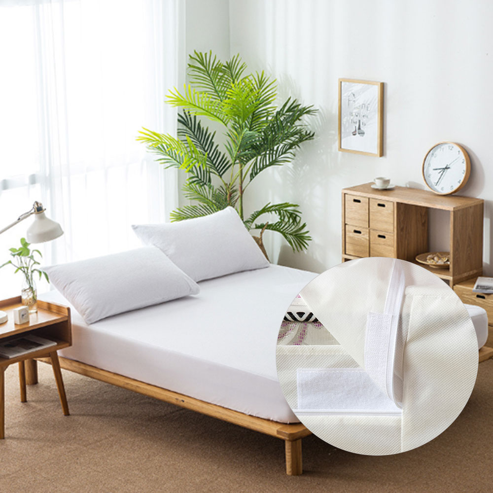 Чехол для матраса из нетканого материала + термополиуретана/ПВХ, водонепроницаемый чехол для матраса с защитой от насекомых