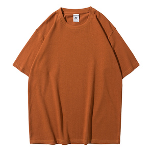 เสื้อยืดคอตตอน 100% คุณภาพสูงมาก หนา 280 กรัม ทรงโอเวอร์ไซส์ คอเสื้อหนา เสื้อยืดน้ำหนักมาก สไตล์ฮิปฮอป เสื้อยืดแบบสั่งทำ - Product Image 5