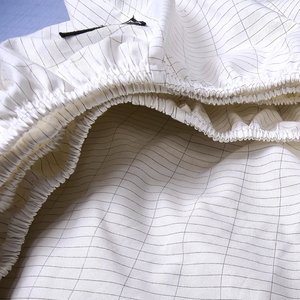 Premium Grounding Fitted <strong>Bed</strong> <strong>Sheet</strong> 5% Silver Fiber Organic Cotton <strong>Beige</strong> with Multi Standard Plug Adapter Set - Product Image 4