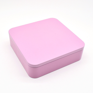 Tùy Chỉnh Vuông Hình Chữ Nhật Kim Loại Cấp Thực Phẩm Bánh Ngọt Baklava Bơ Cookie Hộp Thiếc Hộp Knafeh Giấc Mơ Bánh Cookie <span class=keywords><strong>Tin</strong></span> Có Thể Với Nắp - Product Image 2