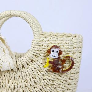 手作りファッションアクセサリー漫画アクリル動物猿ブローチ - Product Image 3