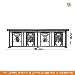 Balustraden & Handläufe für den Außenbereich, Aluminium geländer Rohr balkon geländer, Außen terrassen schiene, Handläufe für Treppen im Freien - Product Image 3