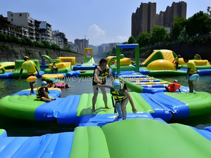 Parc aquatique <span class=keywords><strong>gonflable</strong></span> à prix abordable, parc aquatique flottant, <span class=keywords><strong>jeux</strong></span> de parc aquatique pour la location - Product Image 3