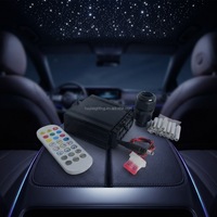 Nouveau Kit d'éclairage LED à fibres optiques MINI tout-en-un Galaxy Shining Star & Meteor pour plafond de voiture