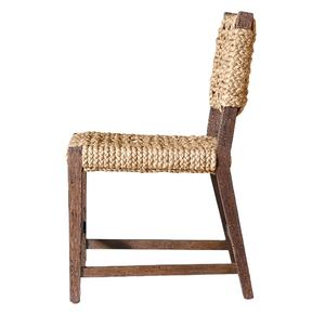 เก้าอี้รับประทานอาหารไม้โอ๊คแบบปรับแต่งได้สำหรับงานแต่งงานเก้าอี้รับประทานอาหารทำจากหญ้าทะเลทำด้วยมือ - Product Image 3