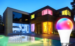 Bóng Đèn <span class=keywords><strong>LED</strong></span> Thay Đổi Nhiều Màu <span class=keywords><strong>LED</strong></span> 12W E27 RGB <span class=keywords><strong>16</strong></span> Kèm Điều Khiển Từ Xa - Product Image 4