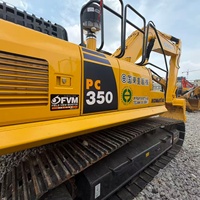 Excavatrice Komatsu d'occasion PC350-7, grande excavatrice hydraulique sur chenilles de 35 tonnes, excavatrice Komatsu PC350 d'occasion en Chine à vendre