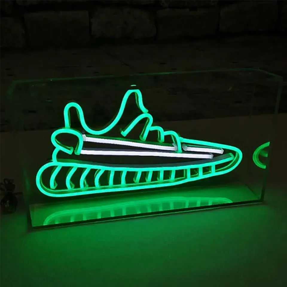 New Fashion waterproof sports sneaker led neon shoe light flex rope manufacturer