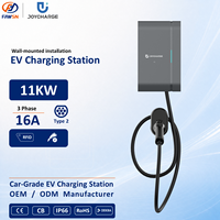 OEM ODM EVSE 16A 400V Soket Tipe 2 Kompatibel OCPP dengan Akses Kartu RFID, Casing IP66, Bersertifikasi CE, Langsung dari Pabrik, Untuk Penggunaan Umum, Baru 11kW