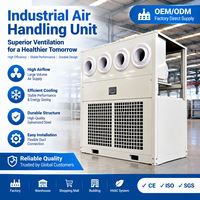 Unité de traitement d'air (UTA) sur pied à moteur AC, refroidie par air, à expansion directe, chauffage/refroidissement, économe en énergie pour atelier et entrepôt