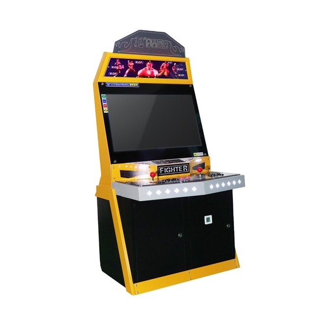 32 Inch Stainless Steel Cabinet Fighting Arcade Game Machine Coin Operated 2 Player Video Console Factory Direct