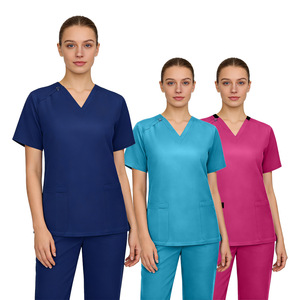 Unisex Medical Scrub Suits Split Set Moisture Wicking For Doctors And Healthcare Professionals - Product Image 1