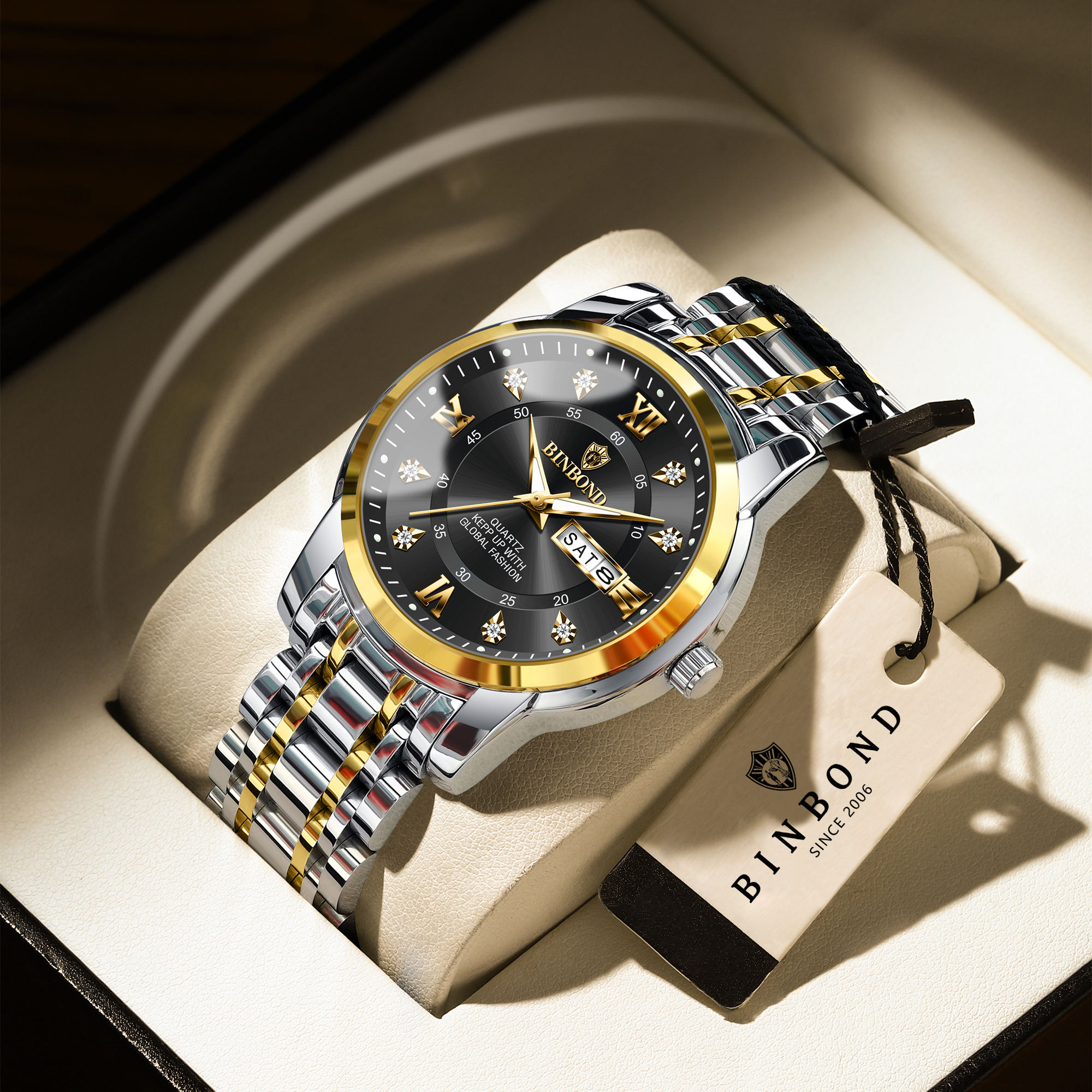 ระหว่างหน้าปัดสีทอง-ดำ