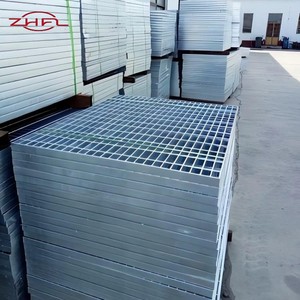 Rejilla de acero para peatones versátil 32x3, panel de acero al carbono para escaleras de zanja, para drenaje, canalón de presión y suelo. - Product Image 2